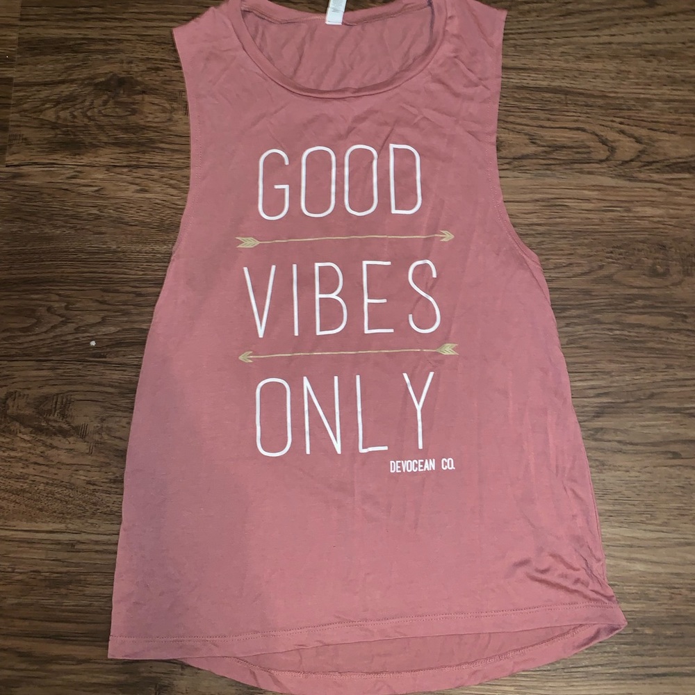 Good vibes only tank top